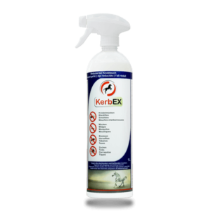 KerbEX ist ein speziell für Pferde entwickeltes Insektenabwehrmittel. Sehr lange Wirkungsdauer und gute Hautverträglichkeit.